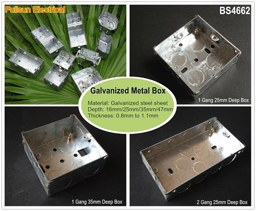Double Gang Electrical Switch Box
