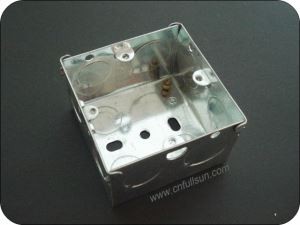 Kaxxa tas-Sokit tal-Metall 1 Gang bit-Terminal