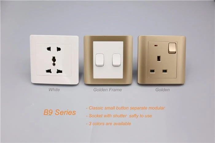 13 Amp British Double Socket
