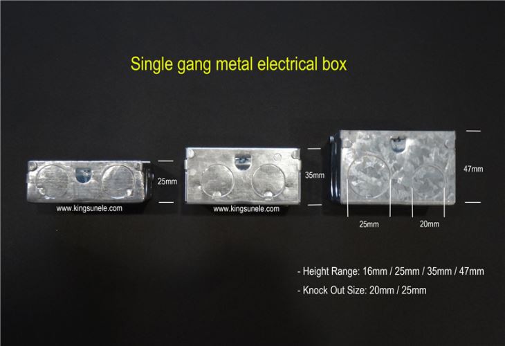 Flush Mount Metal Box
