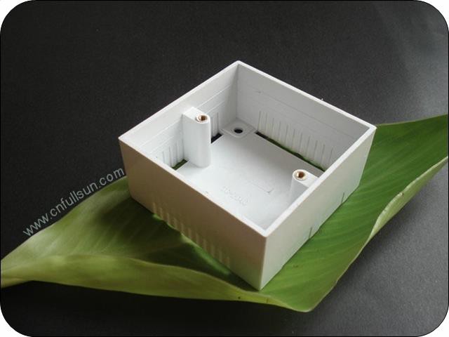 PVC Kaxxa elettrika Prova tan-Nar Gang waħda