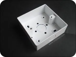 Kaxxa tas-Swiċċ tal-PVC Wiċċ lixx Għall-Iswiċċ Sokit